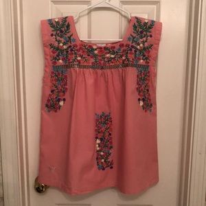 J Marie embroidered shirt